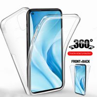 【cw】 For Xiaomi 11 Lite Case 360° Front Back Transparent Phone Cover Xiomi Mi Light Mi11 11Lite 5G 4G Shockproof Protection Coque ！ 1