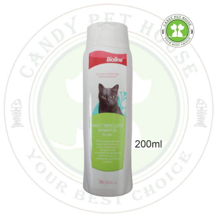 Bioline Insect Repellent Shampoo for Cats (200ml) Lazada