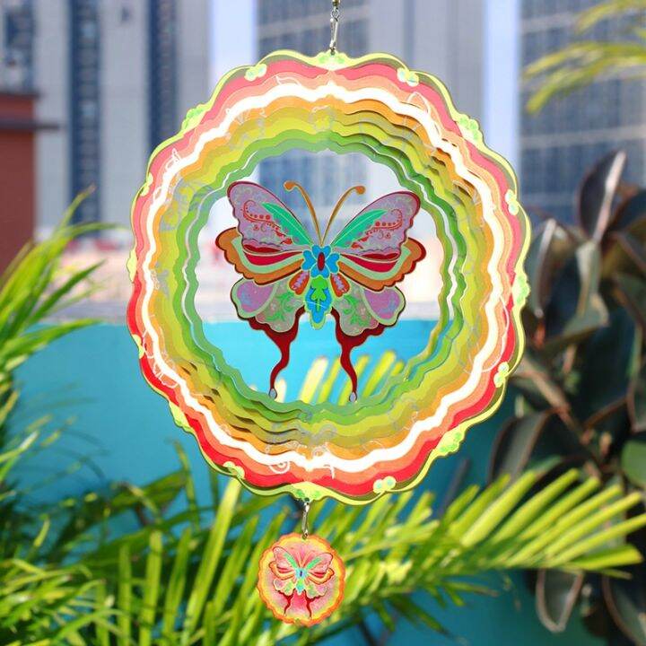 1-pcs-3d-rotating-wind-chime-color-pendant-butterfly-wind-chimes-outdoor-hanging-decoration-metal