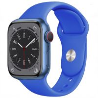 สายซิลิโคนสำหรับสายคาด Apple Watch 49มม. 45มม. 44มม. 41มม. 41มม. 40มม. 38มม. สายนาฬิกาข้อมือสำหรับ IWatch Series 8 7 6 5 4 3 SE