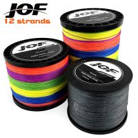 [HUYE Outdoor Store] JOF 1000M 500M 300M 100M 12/9/8 Strands PE Braid Multicolor Super Power Japan Multifilament สำหรับตกปลาอึ