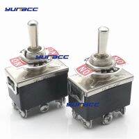 ♟ 2 Pcs 6 Pin Terminals Heavy Metal Toggle Switches ON ON Kit Classic Car AC 220V 3A 12 mm mounting holes two positions