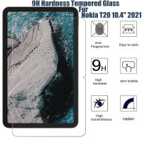 9H Hardnss กระจกนิรภัยสำหรับ Nokia T20 10.4 2021ฟิล์มป้องกันหน้าจอกระจกนิรภัยสำหรับ Nokia T20 10.4นิ้ว