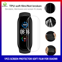 1PCS Hydrogel Soft Screen Protectors สำหรับ Xiao Mi Mi Band 7 6 5 4 3ป้องกันฟิล์มสมาร์ทนาฬิกาสายรัดข้อมือ Xiao Mi 3 4 5 Mi Band อุปกรณ์เสริม