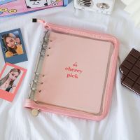 80 Pages Kawaii Cherry Sketchbook Clear Sticky Notes Notebooks for Notes Dotted Notepad Spiral Notes Thick Notepad for Students