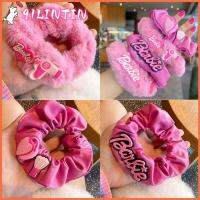 91LINTIN ตุ๊กตาผ้าพลัฌ เชือกผมตุ๊กตาบาร์บี้ หางม้าตกแต่ง Scrunchie ที่คาดผมผ้ากำมะหยี่ แฟชั่นสำหรับผู้หญิง ลำไส้ใหญ่ของสัตว์ แถบคาดศีรษะ ผู้หญิงผู้หญิงผู้หญิง