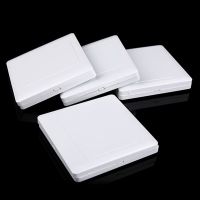 Electric Wall Switch Socket Blank Cover Panel Whiteboard ABS Outlet Plate Bezel Tool 86x86mm