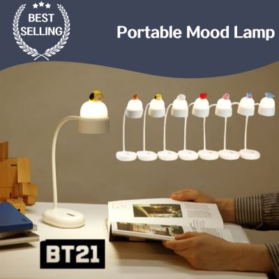 ✚❒✹ [BT21 Official] Home Living Lighting Portable Camping Work Out Mood Lamp Baby Study Read Book Character Lamp