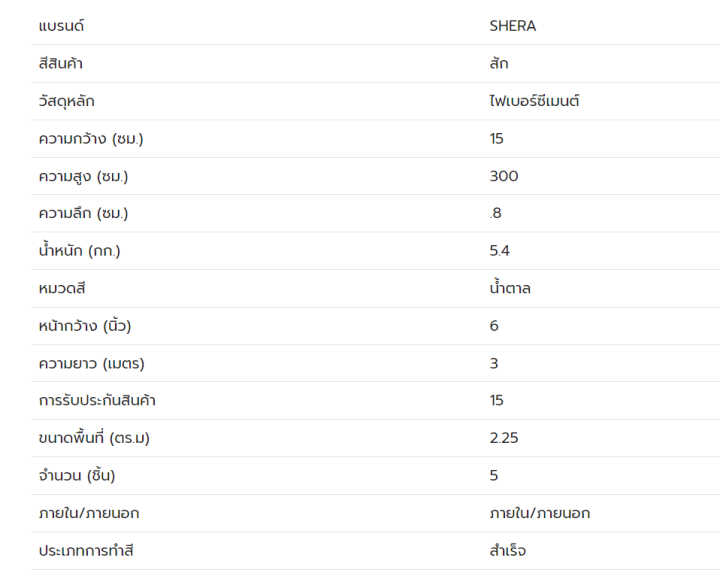 ไม้ฝา-ไม้พื้น-shera-ชายน์ไลท์-15x300x0-8-ซม-สีสักน้ำตาล-แพ็ก-5-แผ่น-แผ่นไม้-พื้นไม้-พร้อมส่ง-ทันที-ราคาถูกมาก