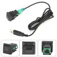 เครื่องเล่นวิทยุติดรถยนต์12V สวิตช์ Usb ปุ่ม Usb อะแดปเตอร์สายแปลงสัญญาณชิ้นส่วนเครื่องเสียงในรถสำหรับ Vw
