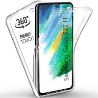 360 Degree Transparent Case For Samsung Galaxy S21 FE S22 Ultra S20 Plus 5G Silicone TPU Front PC Back Cover Double Protection