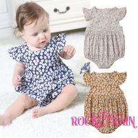 COD DSFERTEREERRE ❄❅❆Newborn Baby Girls Floral Romper Jumpsuit Bodysuit Outfits Clothes Summer