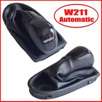 Automatic AT MT Car Shift Gear Knob With Leather Boot For Mercedes Benz E Class W211 S211 Elegance Classic Avantgarde