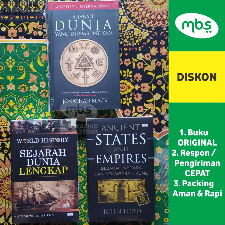 Paket Buku Sejarah Dunia Yang Disembunyikan Sejarah Dunia Lengkap