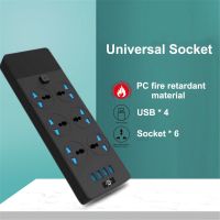 UK Plug 3000W Power Strip Universal Power Socket + USB Charger Output 3.1A Travel Accessory Plug Extension WIth Anti-misplug Safety Door,2 Meter3 Meter5 Meter Long Extension Cord extension socket Surge Protector 2m3m5m