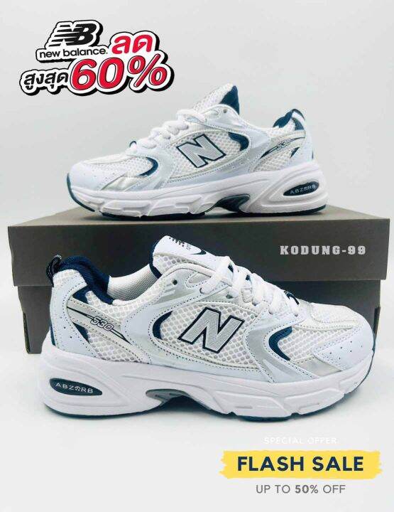 💯รองเท้าแฟชั่นNB2022 สีขาว🚩รองเท้าผ้าใบ รองเท้ากีฬา รองเท้าลำลอง สายแฟ