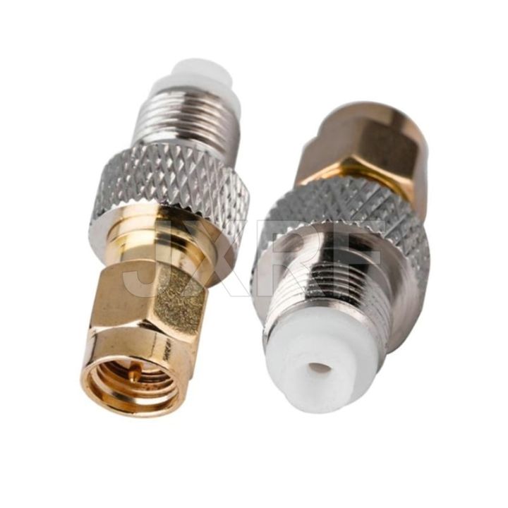 jxrf-connector-1pcs-fme-male-female-to-sma-male-female-rf-coaxial-adapter-fme-to-sma-coax-jack-connector