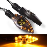 ❃◘ Motorcycle Turn Signal Lights Moto Amber Indicator Flash Flowing Lamp For KAWASAKI Z750S Z750 ZX6 ZX9R ZXR400 ZZR600 Z1000 ZX10R