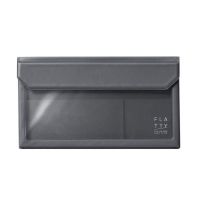 KING JIM Flatty Envelope Dark Grey (KJ5362-DG) / กระเป๋าขนาดซองจดหมาย รุ่น FLATTY สีเทาเข้ม แบรนด์ KING JIM