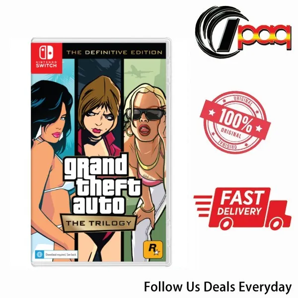 Nintendo Switch Grand Theft Auto The Trilogy The Definitive Edition ...