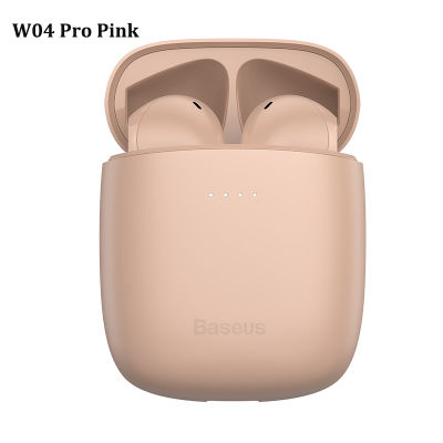 Baseus W04 TWS Earphone True Wireless 5.0 Headphone Stereo Sports Headset For Phone Mini Earbuds With Charging Box