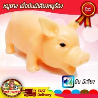 ขายดี? พร้อมส่ง  หมูยาง บีบมีเสียงหมูร้อง หมูบีบ ยางบีบ หมูยางบีบ