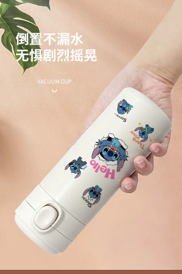 Disney Cup Stitch Thermos Bottle Childen Cartoon Water Cups 304 Stainless  Steel Portable 300ML 450ML - AliExpress