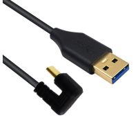 0.2M 1M 1.8M Gold Plated USB 3.0 A Type Male to Type C U Shaped Elbow Data Charging Adapter Cable 5Gbps