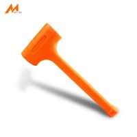 0.5LB Dead Blow Soft Rubber Unicast Non-Marring Mallet (Orange) 【hot】☸