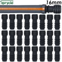 SPRYCLE 50PCS Garden 1/2 Barbed End Plug Connector for 16mm PE PVC Hose Fittings Drip Irrigation Water Pipe Connector Repair Watering Systems  Garde