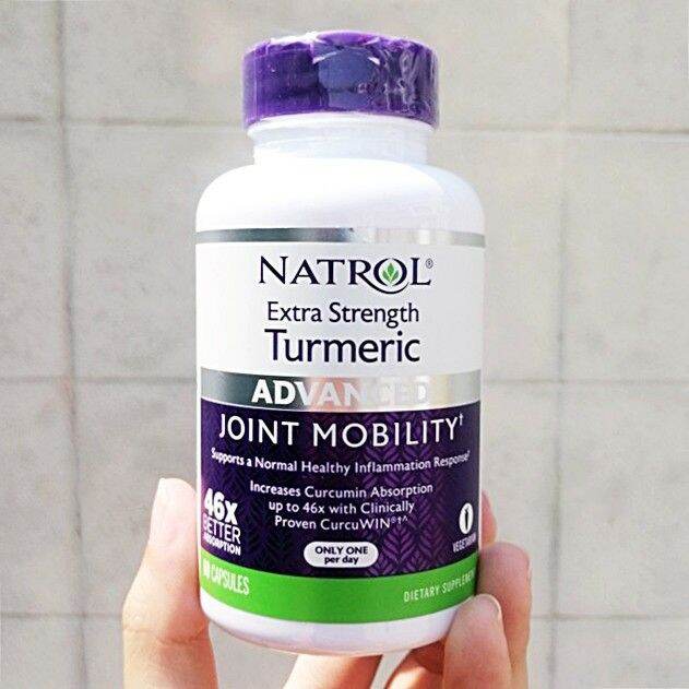 สารสกัดขมิ้นชัน-extra-strength-turmeric-advanced-60-capsules-natrol-ขมิ้น