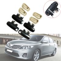 8Pcs Car Door Handles Black Outside Beige Inside Left Right for 1998 - 2002 69230-02030 69220-02040