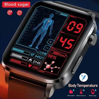 2023ใหม่ Smart Watch ผู้ชายเลเซอร์ช่วยบำบัดสามสุขภาพสูงอัตราการเต้นหัวใจความดันโลหิตกีฬา S Mart W Atch การตรวจสอบการนอนหลับ