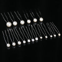 【CW】18 Pcs Sets Pearls Hair Pins Clips Women Bride Wedding Hair Accessories Gold Silver Color Headpiece Head Jewelry