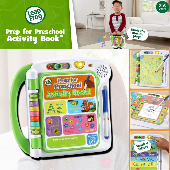 หนังสือกิจกรรมก่อนวัยเรียน-leapfrog-prep-for-preschool-activity-book-ราคา-2-290-บาท