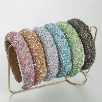 【YF】 Women Girls Sparkling Glitter Sponge Hairband Headband Adult Hair Accessories Jewley