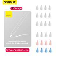 Baseus for Apple Pencil Tips Dual Layer 2B 2H Replacement Tip Smooth Medium Light Damping for iPad Stylus Pen 2nd 1st Gen Nibs Stylus Pens