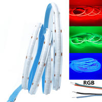 RGB COB LED Strip 12V 24V 630LEDsm High Density Soft Flexible COB RGB Tape LED Light For Indoor Decoration Lighting