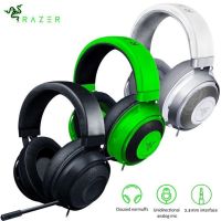 แท้จริง Razer Kraken Pro V2 หูฟังเกมมิ่ง 7.1 Surround with Microphone Headphone（หูฟังครอบหัว）