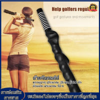 【ราคาถูก】GOLF TRAINER มือจับสำหรับฝึกมาตรฐานการสอน Golf Practice Grip Aid ขวามือฝึก Assistant สีดำ