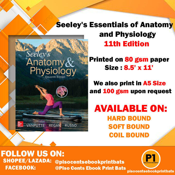 SEELEY'S ANATOMY AND PHYSIOLOGY 11TH EDITION | Lazada PH