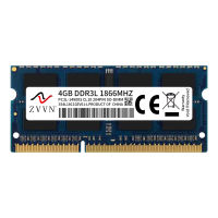 ZVVN 4GB DDR3L 1866MHz PC3-14900S 3S4L18C10ZV01-L 1.35V 204Pin CL10 SODIMM RAM Laptop Memory Blue