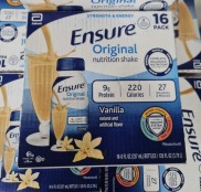 SỮA ENSURE NƯỚC 237ML MỸ THÙNG 16 CHAI