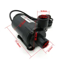 SR660C Seawater Aquarium DC 24V Brushless Submersible Booster Pump 12V อัตราการไหลขนาดใหญ่ 420-700L/H ตู้ปลา 3.5-7M ปั๊มน้ำ-WIOJ SHOP