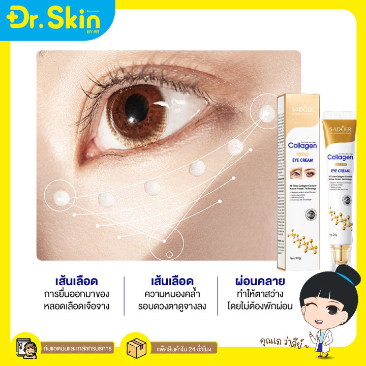 dr-ครีมคอลลาเจนทาใต้ตา-sadoer-collagen-anti-aging-eye-cream-ครีมบํารุงรอบดวงตา-เซรั่มบํารุงรอบดวงตา-อายครีม