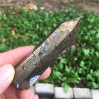 、‘】【【 Rarenatural Copper Pyrites Wand Healing Crystal Six Siege Point Minerale Gemstone Obelisk Home Art Decoration Reiki Chakra Gift