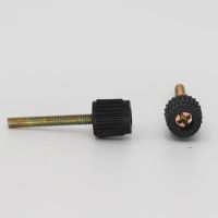 M3 M4 Male Thread 15mm 16mm 20mm Length 10mm Head Computer Case Furniture knurling Hand Thumb Screw On Handle Clamping Grip Knob Nails Screws  Fastene