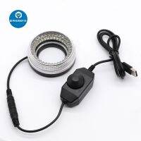 72 Lamp Beads Diameter 50MM Ring Adjustable Brightness LED Light for Industrial Stereo Microscope Lab Soldering Microscopio