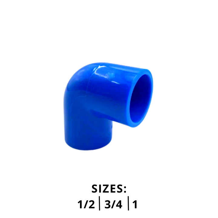 Pvc Blue Elbow Pipe Fittings Lazada Ph