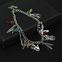 Star treks bracelet accessories spacecraft Jewelry original captains insignia amulet badge small prop group Bangle women charm